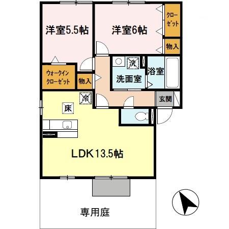 エスポアールメゾンの間取り