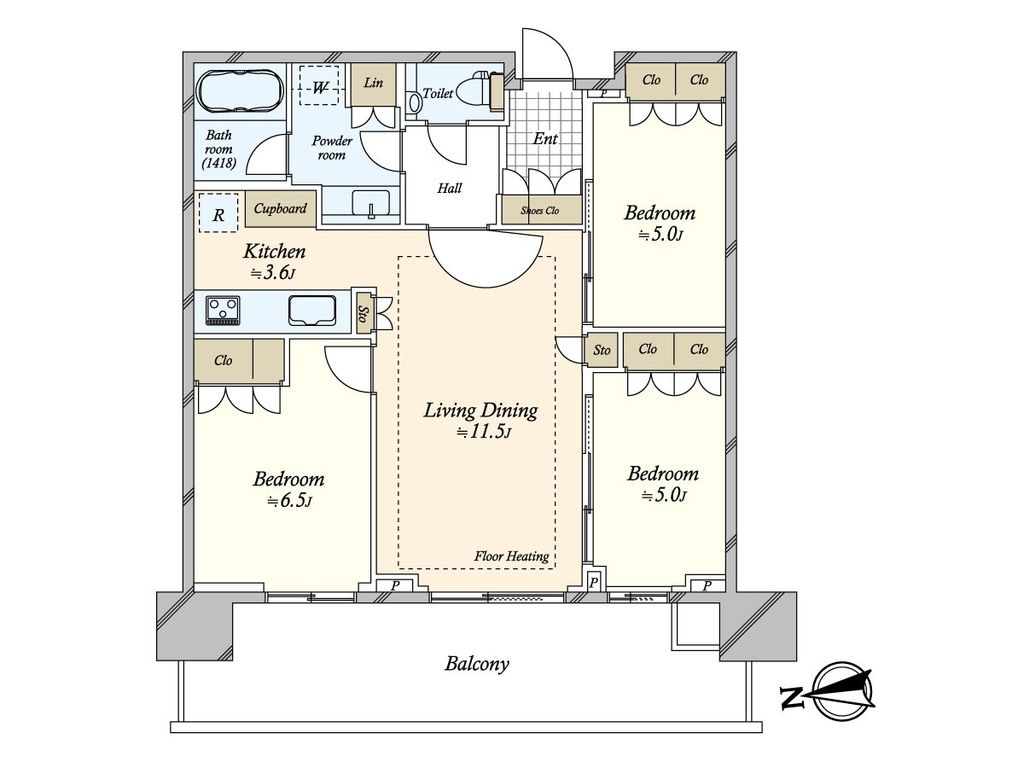 SUUMO】HARUMI FLAG SUN VILLAGE T棟／東京都