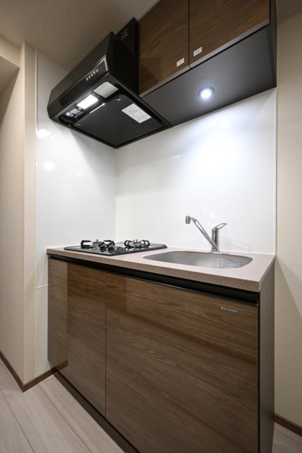 キッチン　システムキッチン（2口ガスコンロ）