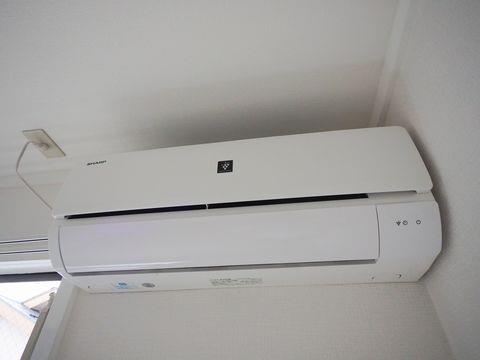 その他設備　エアコンで夏冬快適