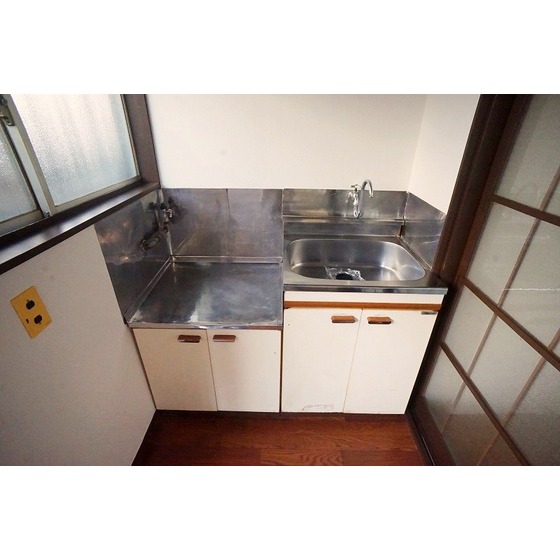 キッチン　ガスコンロ設置可能キッチン