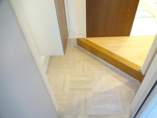 玄関　優しい色合いの玄関