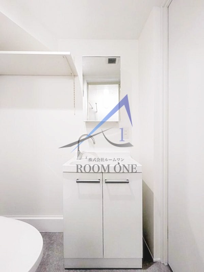 洗面設備　洗面台です。