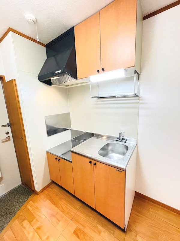 キッチン　ガスキッチン(2口コンロ設置可)