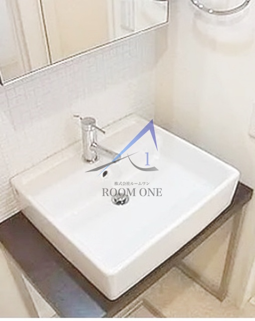 洗面設備　洗面台です。