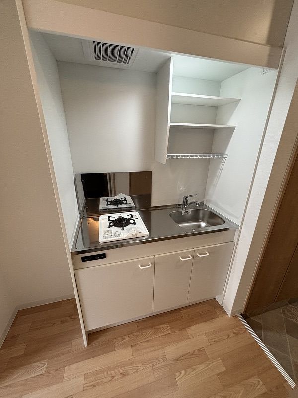 キッチン　※写真イメージ　1口ガスコンロ付ミニキッチン！