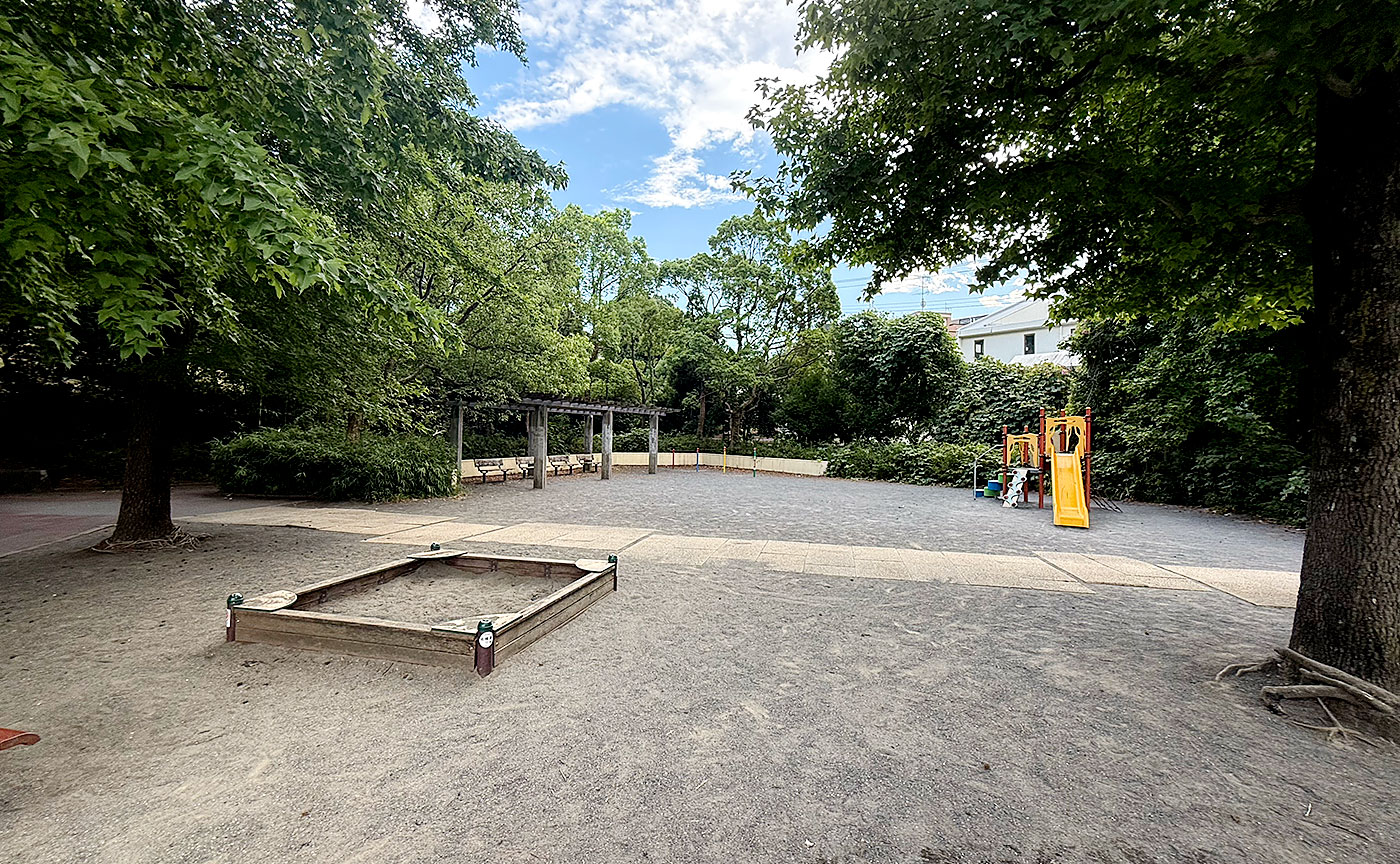 公園　万福寺桧山公園（公園）まで150m