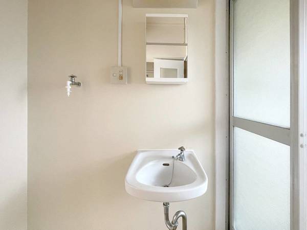 洗面設備　ビレッジハウスの同一物件・同一タイプの間取りの写真です
