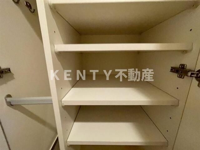 収納　収納のためのスペースです