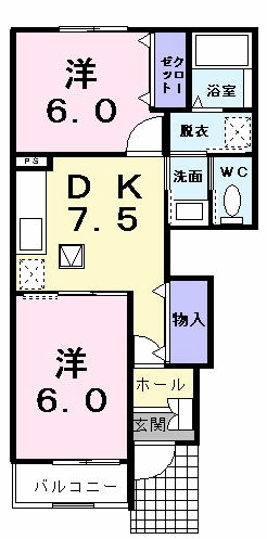 リバーサイドプラスワンの間取り写真