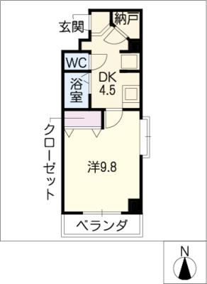 覚王山グランド井筒の間取り写真