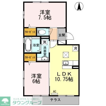 porte bleueの間取り写真