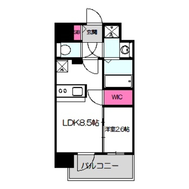 ArtizA都島の間取り写真