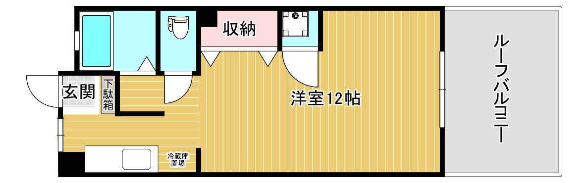 マンション山本第2の間取り写真