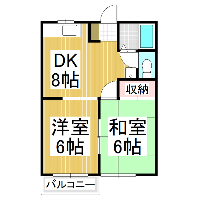 ハイツZAKOJIの間取り写真