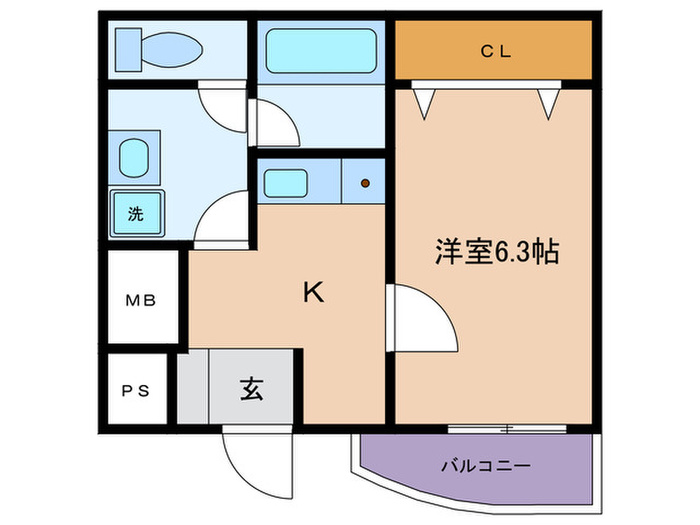 サンバニ-都島の間取り写真