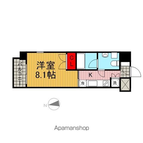 東急田園都市線 三軒茶屋駅 徒歩3分 7階建 築17年の間取り写真