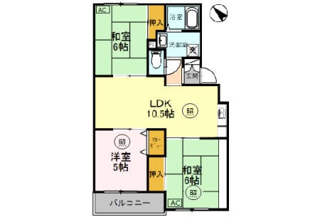 メゾン鈴原の間取り写真