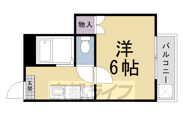 華陽ハイツの間取り写真