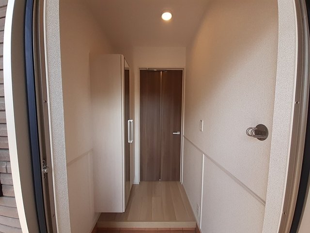 玄関　収納もある玄関です
