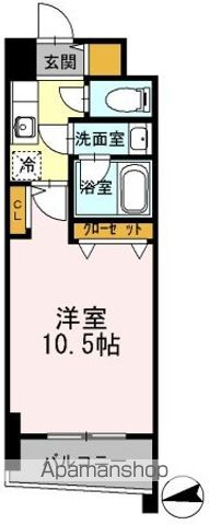 カスタリアタワー肥後橋の間取り写真