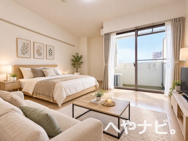 居室・リビング　家具等はAI加工によるイメージ画像です。