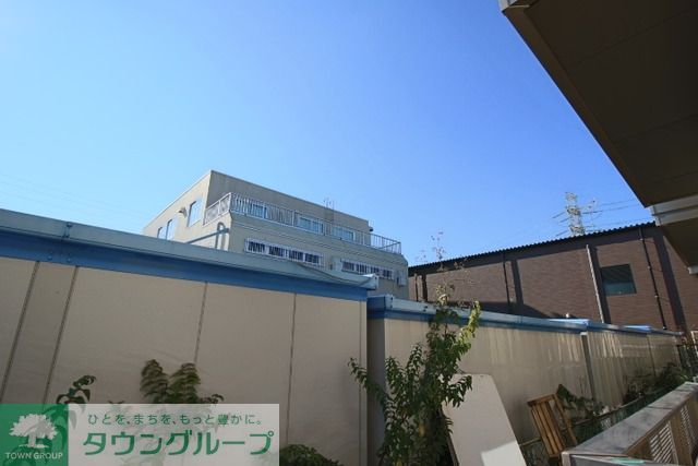 眺望　たっぷり日光が入ってきます