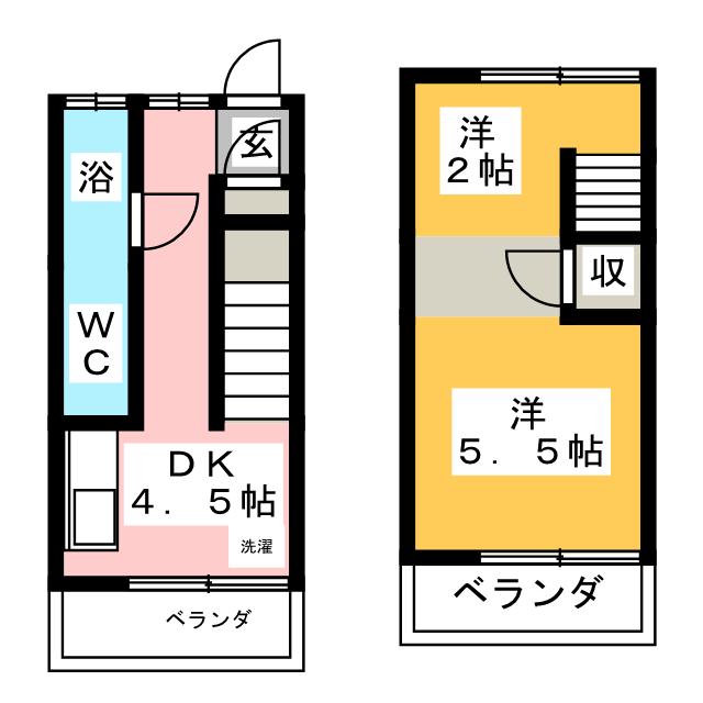 メゾン川名の間取り