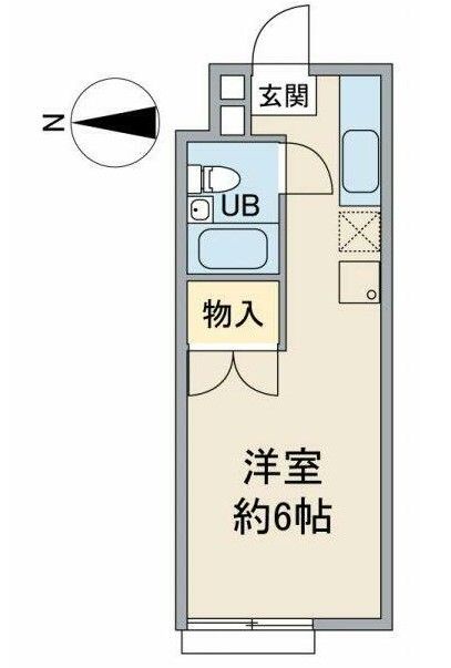 立川栄町フラットの間取り