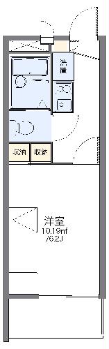 レオパレス糸田橋西の間取り