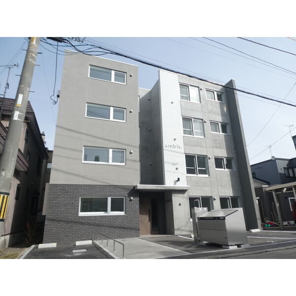 建物外観　厚別駅より徒歩５分♪2023年築のデザイナーズマンション♪