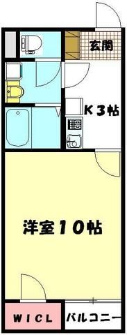 上尾市栄町のアパートの間取り