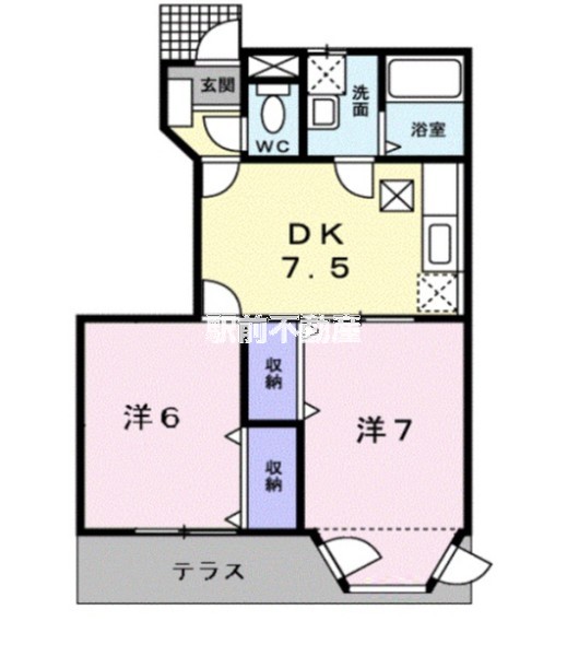 ベルサージュＮＡＧＡＳＵの間取り