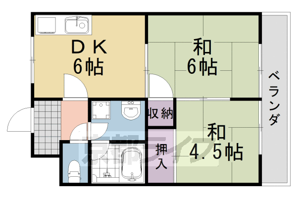 レジデンス山手の間取り