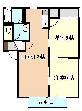 グリーンハイツ池ノ山Ａの間取り