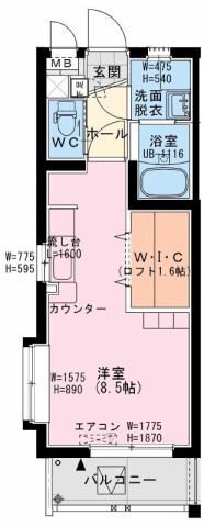 プレベントＳの間取り