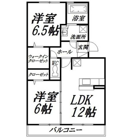 静岡県浜松市浜名区染地台１（アパート）の賃貸物件の間取り