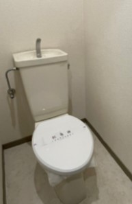 【福岡市博多区吉塚のマンションのトイレ】