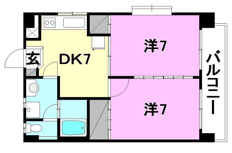 アプリーテ２の間取り