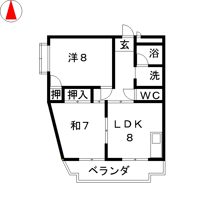 コーラルリーフハイツの間取り