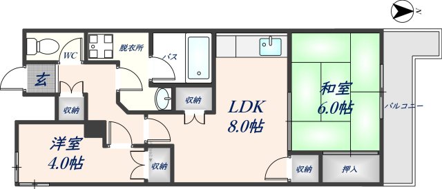 グランメゾンの間取り