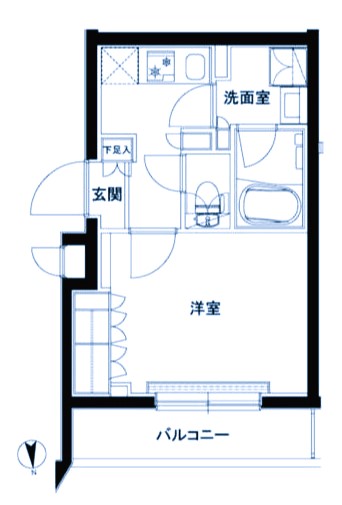 【ルーブル横濱青葉台の間取り】