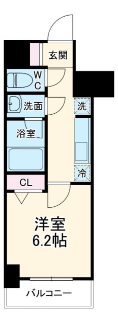 厚木市中町のマンションの間取り