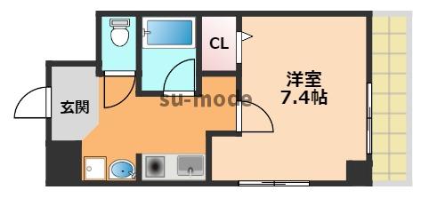 クオーレ茨木元町の間取り