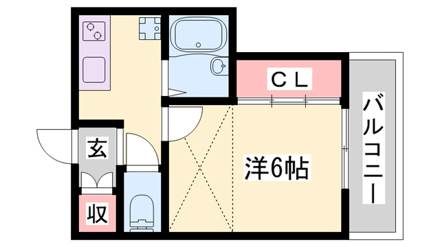 フェリオ野添の間取り