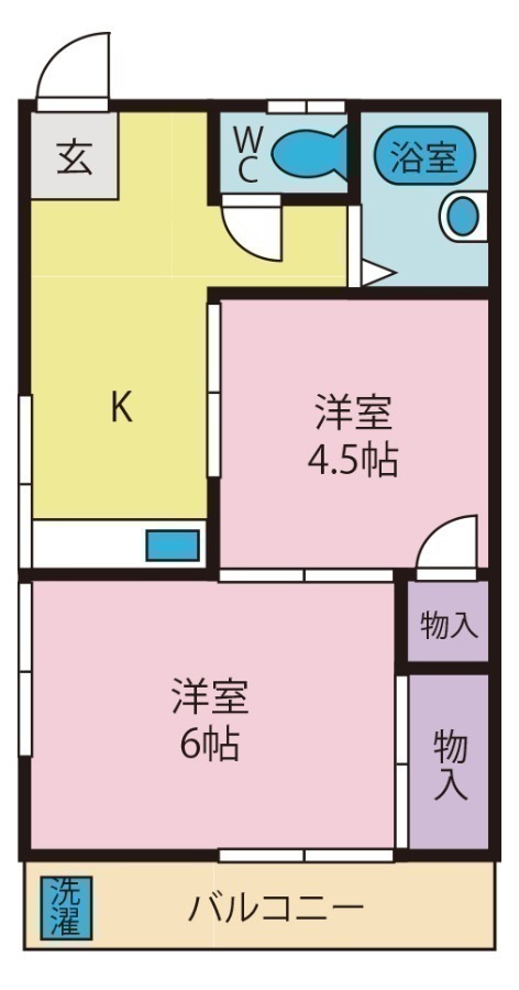 コーポ土橋の間取り