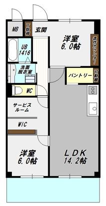 油屋ハイツ中野IIの間取り