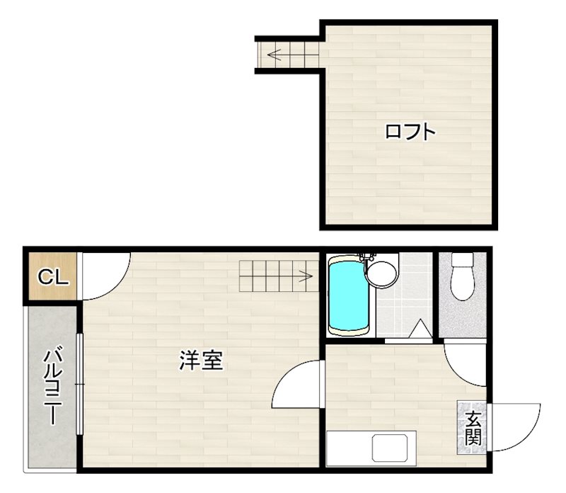 フェリーチェ唐人町の間取り