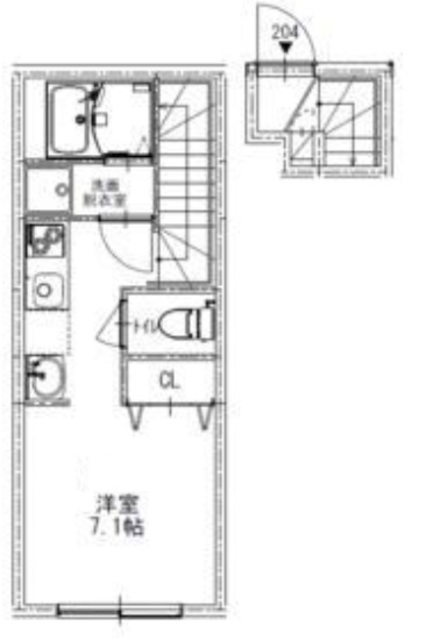 ソルナクレイシア中村橋の間取り