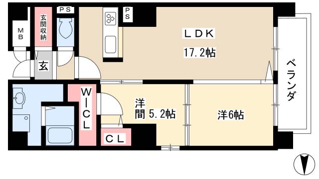 ラッフィナート黒川の間取り